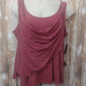 NWT Eloquii 2X Coral Draped Cami